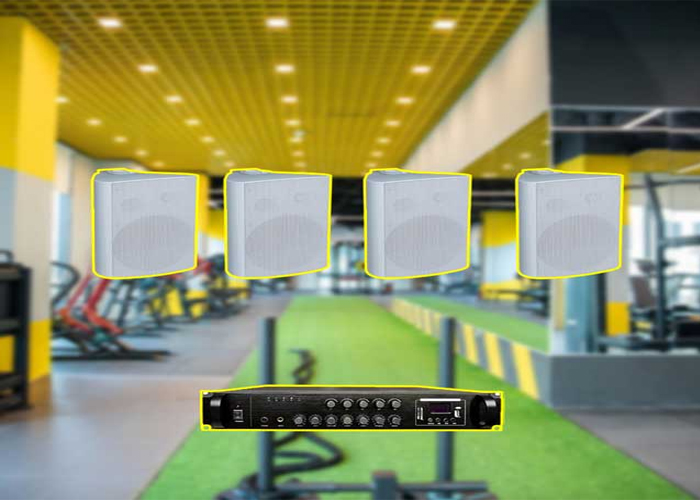 hệ thống âm thanh phòng gym